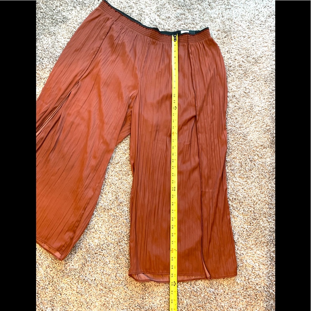 Simply Vera Wang Gaucho Pleated Wide Leg Pants New - Picture 14 of 16